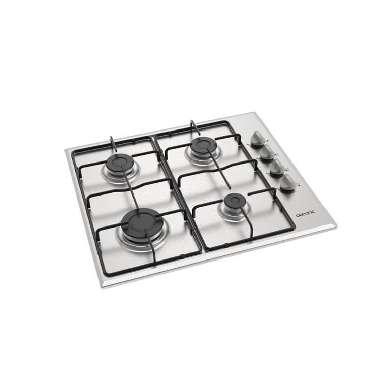 Plaque De Cuisson OCEANIC OCEATG4S1 – 4 Foyers Gaz Inox - vue 3