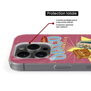 Funda de silicona - Compatible con Apple iPhone 17 - diseño retro disco