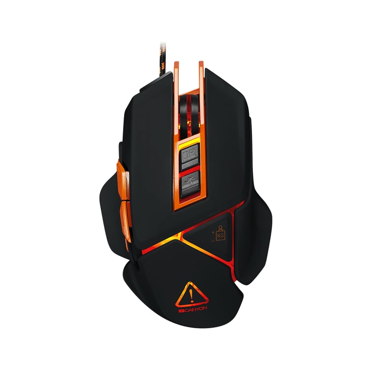 Souris Canyon CND-SGM6N – Optique 6400 DPI, 9 Boutons Programmables