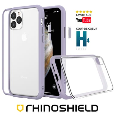 Funda RhinoShield compatible con [iPhone 13 Pro Max] Mod NX - Funda fina  personalizable con tecnología de absorción de impactos [sin BPA] - Lavanda  - RhinoShield