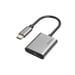 Adapt. audio, 2 en 1, f. USB-C - jack 3,5 mm/port USB-C, audio+charg.