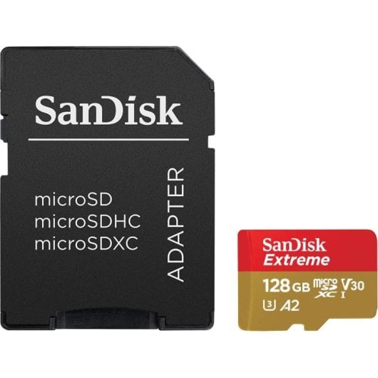 SanDisk Extreme 128 Go MicroSDXC - Neuf