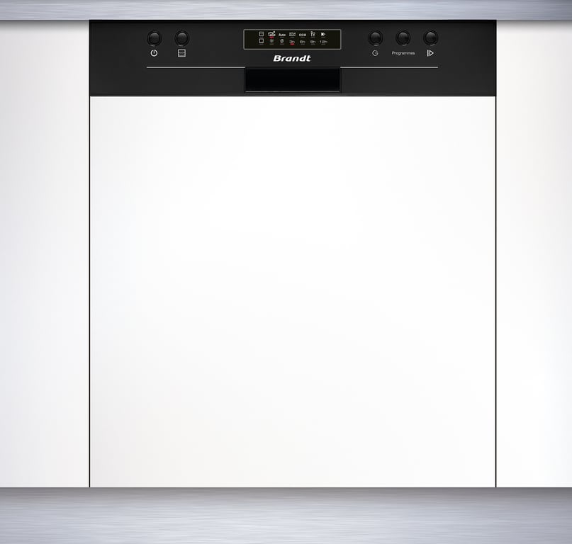 Lave-Vaisselle Brandt BDB424LW – 60 cm, 14 Couverts, 44 dB, Tout Intégrable - vue 2