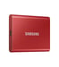 SSD EXT SAMSUNG T7 1TO rojo metálico USB 3.2 Gen 2 MU-PC1T0R/WW
