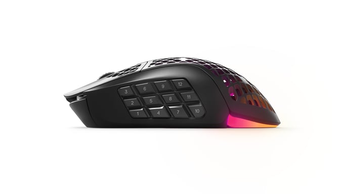 Steelseries Aerox 9 souris Gaming Ambidextre RF sans fil + Bluetooth Optique 18000 DPI