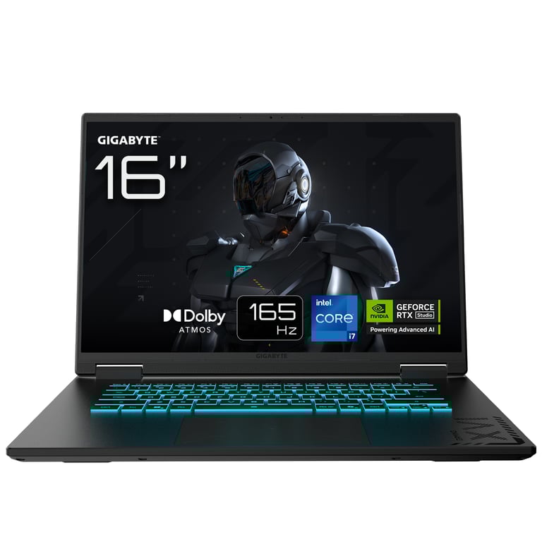 GIGABYTE GAMING A16 Ordinateur Portable – 16 165Hz WUXGA Intel Core i5 RTX 5050 DDR5 5200MHz SSD Gen4 Dos Garantie Dolby Atmos GAMING A16 CTHI3FR894SD Neuf