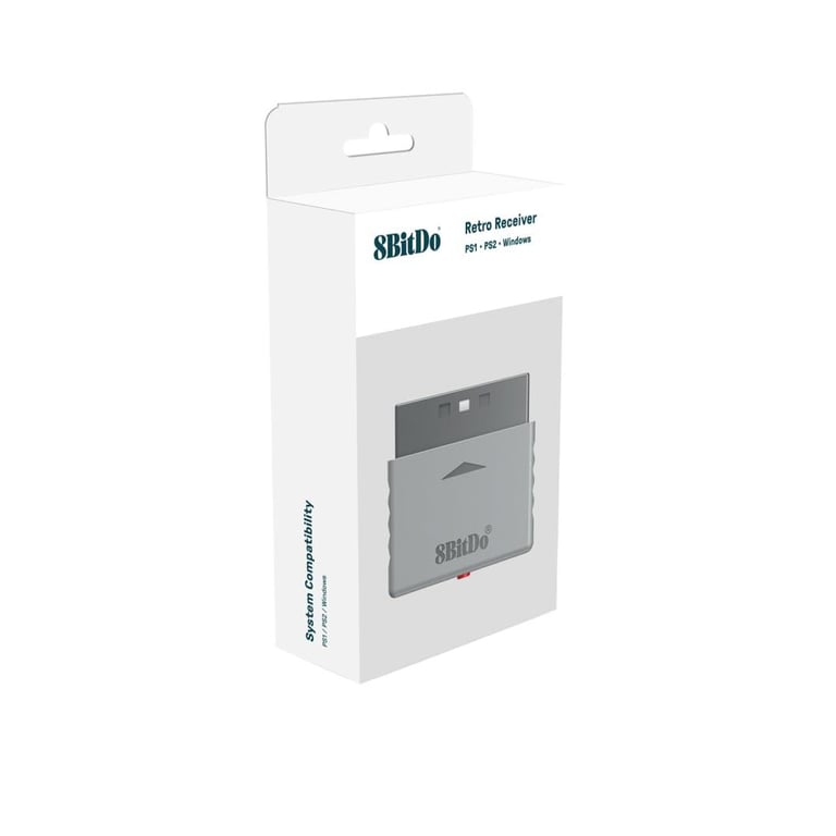 8Bitdo Retro Receiver for PS1 PS2 & Windows Compatible with Xbox Series Controller Xbox One Bluetooth Controller Switch Pro and PS5PS4 Controller - vue 2