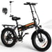 HITWAY Vélo électrique E-Bike 20 x4.0 Fat Tire, pliable, moteur 250W, batterie amovible 36V 12Ah, EBike Ville