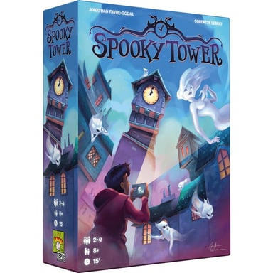 Asmodee Jeu de société Spooky Tower Repos Production Lancer de dés 2-4 joueurs Multicolore - vue 1