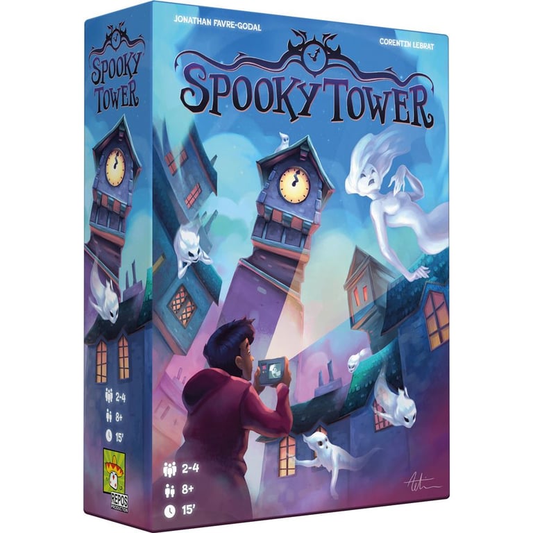 Jeu d’ambiance Asmodee Spooky Tower - vue 2