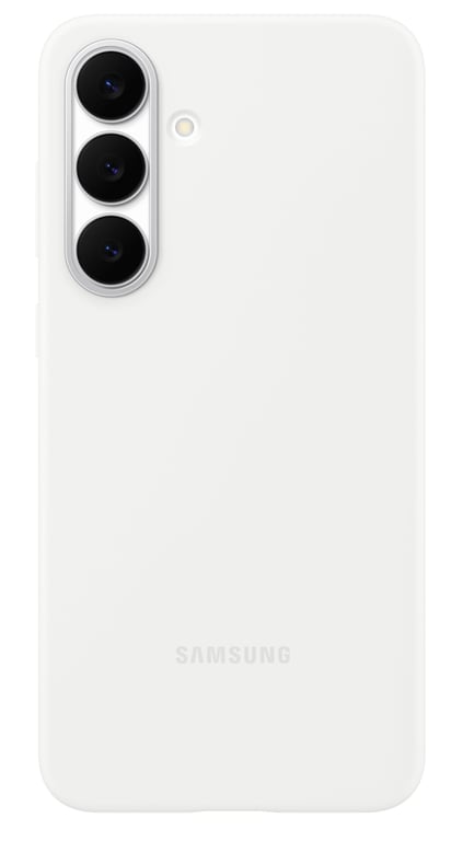 Funda original de silicona para Samsung Galaxy S25 FE - Blanca - Nuevo