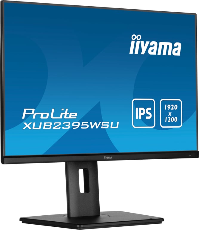 Ecran IIYAMA 23'' LED IPS 16:10 4ms1920x1080 VGA HDMI DisplayPort Hub USB 13cm pied réglable en haute Pivot XUB2395WSU-B5 - Neuf