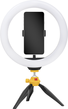 Anello luminoso 10 per selfie ''Kodak