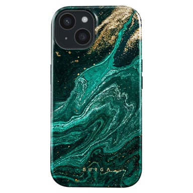 Cover per iPhone 15 Antiurto Almond Latte Bordo rialzato