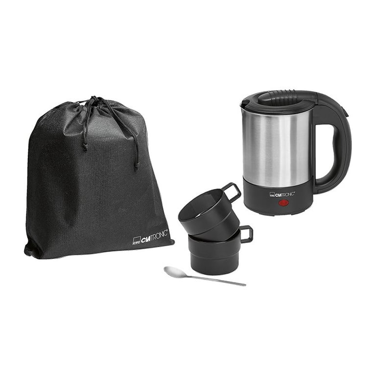 Bouilloire De Voyage Clatronic WKR 3624 – 0,5 Litre 1000W Acier Inoxydable - vue 5