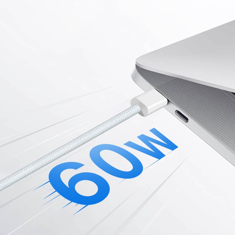 Apple MW493ZM/A câble USB 1 m USB C 60 W Blanc - Neuf
