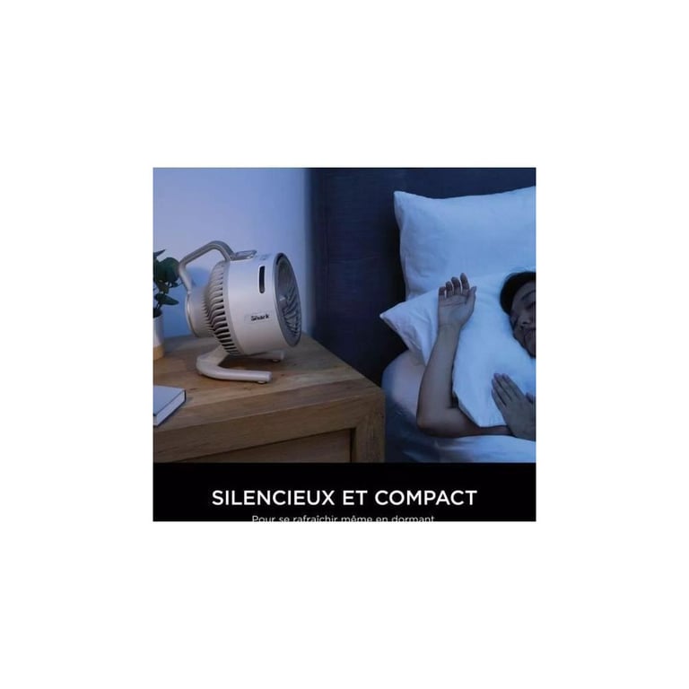 Shark Flexbreeze HydroGo - Ventilateur Brumisateur, Argent - Neuf