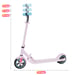 RCB Trottinette Electrique pliable Enfants 6-12 Ans, Écran LED, Lumières néons colorés, Vitesse et Hauteur Réglables, Seulement 6.65 KG, Rose
