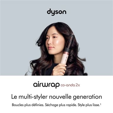 Airwrap Co-anda 2 x - Fer à boucler Dyson, Cheveux raides à ondulés, Rose Céramique