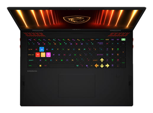MSI Raider 18 HX AI A2XWJG-459ES Intel Core Ultra 9 285HX Ordinateur portable 45,7 cm (18'') UHD+ 64 Go DDR5-SDRAM 2 To SSD NVIDIA GeForce RTX 5090 Wi-Fi 7 (802.11be) Windows 11 Home Noir