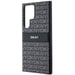 Custodia DKNY Mono Stripe Leather per Samsung Galaxy S24 Ultra, nera