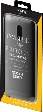 Custodia sottile invisibile per Nokia 6 (2017) 1,2 mm, trasparente