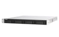 QNAP TS-453DU NAS Bastidor (1U) Intel® Celeron® J4125 4 GB DDR4 0 TB QNAP Turbo System Negro, Gris
