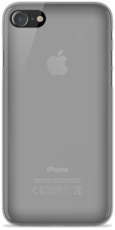 Coque silicone unie compatible Transparent Apple iPhone 7 iPhone 8