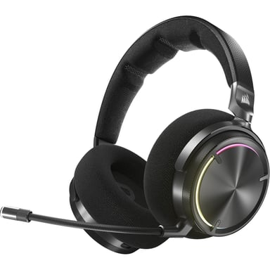 Corsair VIRTUOSO MAX WIRELESS, Carbon Casque Sans fil À la main Jouer Bluetooth Charbon