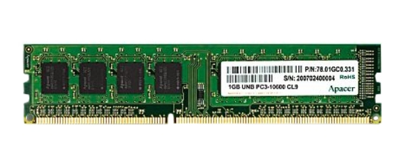 Apacer DL.08G2K.KAM módulo de memoria 8 GB 1 x 8 GB DDR3 240-pin DIMM