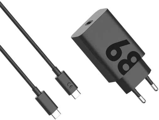 Motorola Sjmc682 Nero / Caricabatterie da USB-C a USB-C 68w