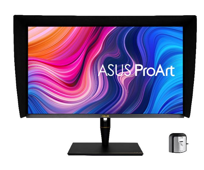 ASUS ProArt PA32UCX PK Ecran PC 32'' 4K IPS MiniLED 3840x2160 1200cdm² Display Port 3x HDMI 2xUSB C Thunderbolt △E< 1 HDR 1000 X Rite i1 DisplayPro Technologie OCO Garantie - vue 3