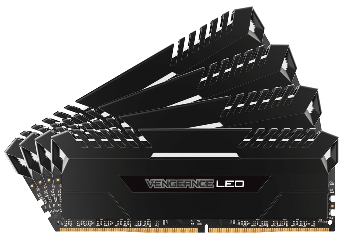 Corsair Vengeance LED 4x16GB DDR4-3000 module de mémoire 64 Go 4 x 16 Go 3000 MHz - Neuf