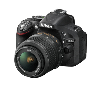 Nikon D5200 Noir - vue 2