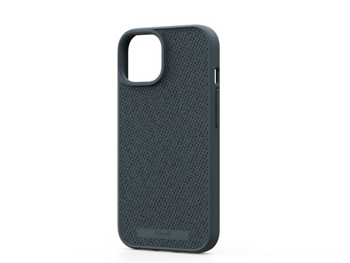 Njord byELEMENTS Fabric MagSafe Case iPhone 15, Dark Grey