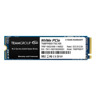 Team Group MP33 1 To M.2 PCI Express 3.0 NVMe 3D NAND