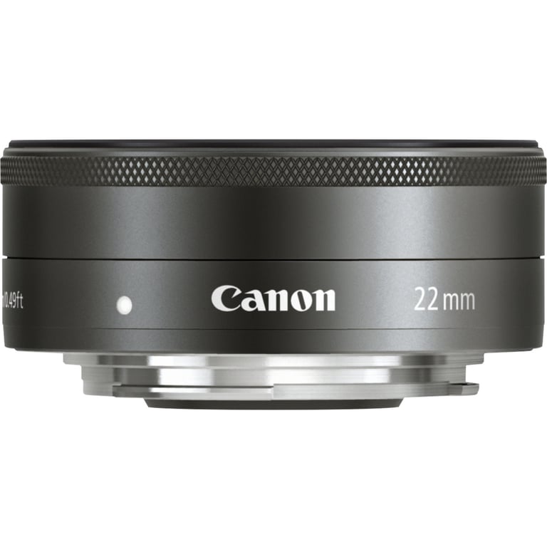 Objectif Canon EF-M 22 mm f/2.0 STM – Pancake Grand Angle - vue 3