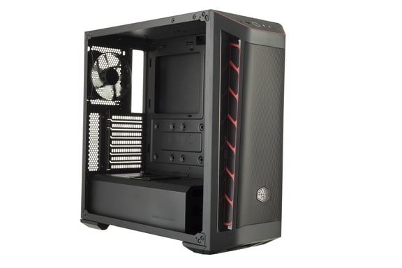 Cooler Master MasterBox MB511 Midi Tower Negro, Rojo