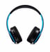 Casque Sans Fil Pliable pour Smartphone Bluetooth Boutons Reglable Son Universel (BLEU)
