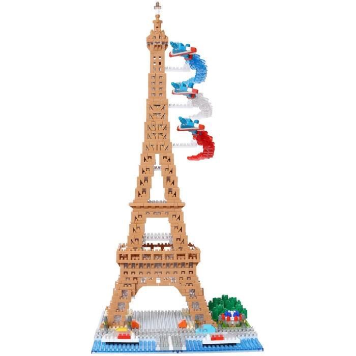 Nanoblock Bandai NB057 Tour Eiffel 500 pièces À monter soi même et plus - vue 3