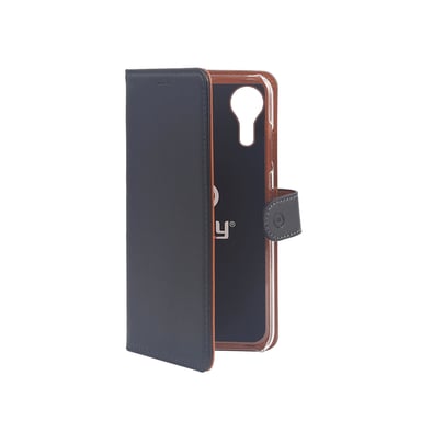 Celly Wally funda para teléfono móvil 13,5 cm (5.3'') Folio Negro