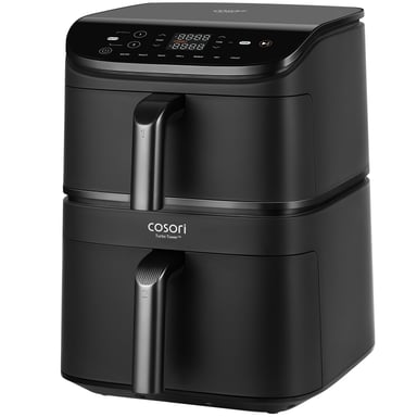 Cosori Turbo Tower Double 10,8 L Autonome 2630 W Friteuse d'air chaud Noir