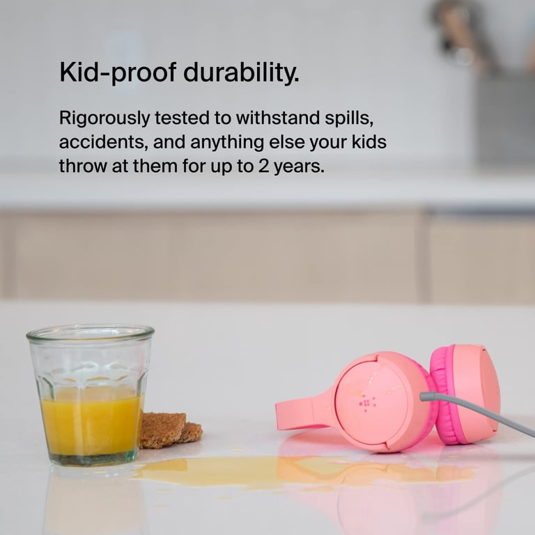 Belkin SoundForm Mini Casque Avec fil Arceau Appels/Musique/Sport/Au quotidien Rose - Neuf