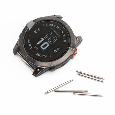Barras de resorte de 26 mm para Garmin Fenix 6X Pro, Epix, Tactix - Pasadores de correa de reloj de liberación rápida