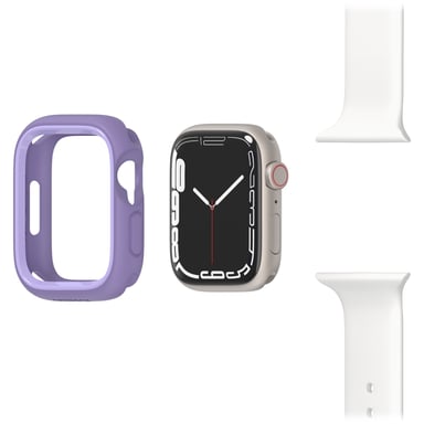OtterBox Exo Edge Series para Apple Watch 7/8 45mm, Reset Purple