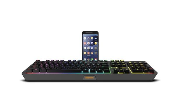 Krom Kuma clavier Gaming USB QWERTY Portuguais Noir