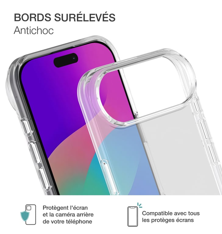 BigBen Connected Coque Antichoc pour iPhone Air Protection Souple - vue 4