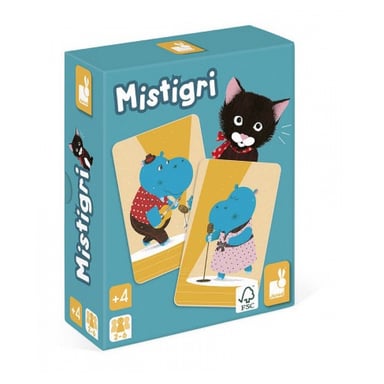 Juego de parejas Mistigri - Diviértete emparejando familias de animales