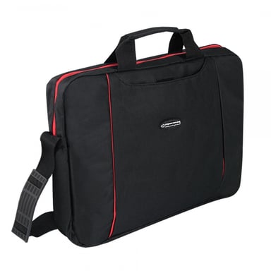 Esperanza SALERNO 39,6 cm (15.6'') Bolsa Toploader Negra, Roja