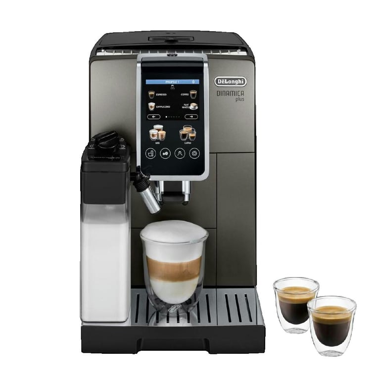 Machine à Café DELONGHI Dinamica Plus ECAM 380.95.TB – 1,8 L, 15 Bars - vue 3